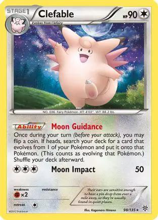 Clefable 098/135 - Plasma Storm Reverse Holofoil