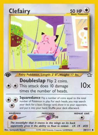 Clefairy 030/111 - Neo Genesis 1st Edition
