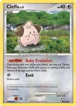 Cleffa 078/130 - Diamond and Pearl Reverse Holofoil