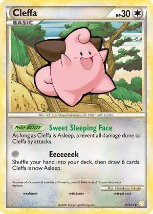 Cleffa 017/123 - HeartGold SoulSilver Reverse Holofoil