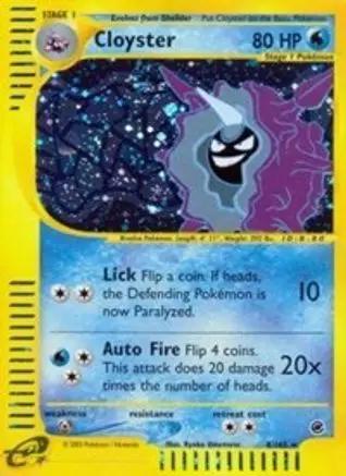 Cloyster 008/165 - Expedition Holofoil