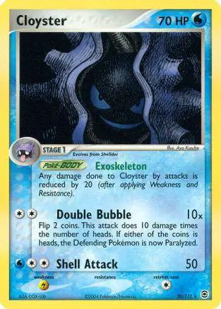 Cloyster 020/112 - FireRed & LeafGreen Reverse Holofoil