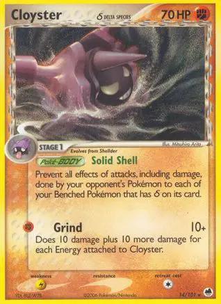 Cloyster (Delta Species) 014/101 - Dragon Frontiers