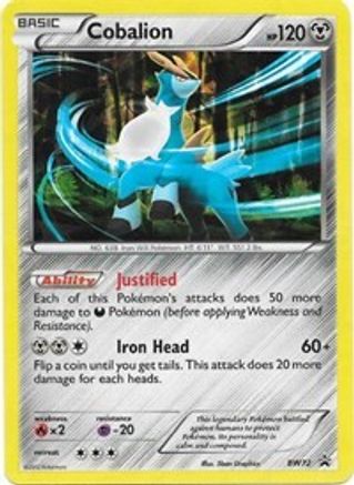 Cobalion BW72/101 - Black and White Promos Holofoil