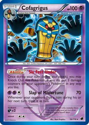 Cofagrigus (Team Plasma) 056/116 - Plasma Freeze Reverse Holofoil