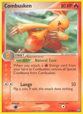 Combusken 029/108 - Power Keepers - Reverse Holofoil