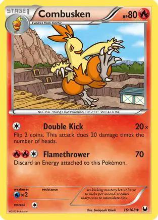 Combusken 016/108 - Dark Explorers
