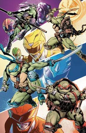 Mighty Morphin Power Rangers Teenage Mutant Ninja Turtles Iii #4 L 1:5 Virgin Cardstock Os (01/21/2026) Boom