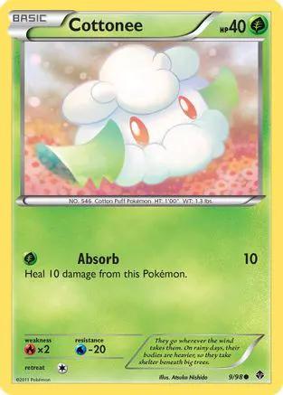 Cottonee 009/98 - Emerging Powers Reverse Holofoil