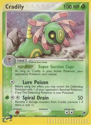 Cradily 003/100 - Sandstorm Holofoil
