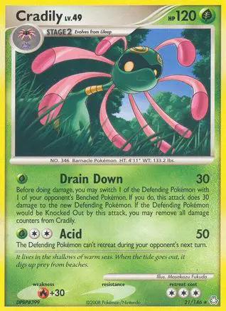 Cradily 021/146 - Legends Awakened Reverse Holofoil