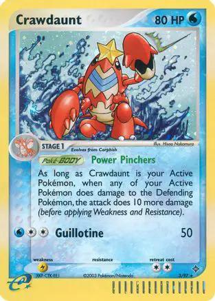 Crawdaunt 003/97 - Dragon Reverse Holofoil