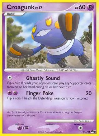Croagunk 013/17 - POP Series 8 Holofoil