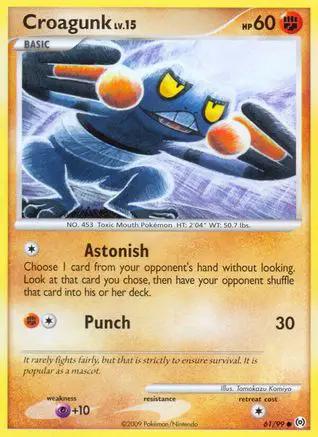 Croagunk 061/99 - Arceus Reverse Holofoil
