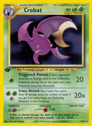 Crobat 004/64 - Neo Revelation 1st Edition Holofoil