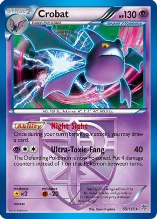 Crobat (Team Plasma) 055/135 - Plasma Storm Reverse Holofoil