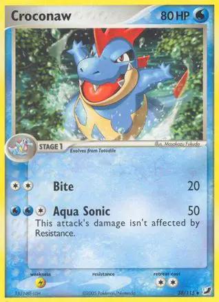 Croconaw 038 - Unseen Forces - Reverse Holofoil