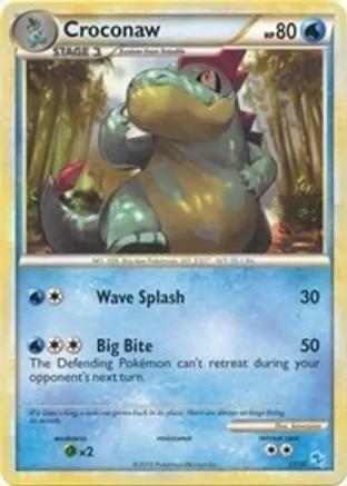 Croconaw (#) 013 - HGSS Trainer Kit Gyarados & Raichu