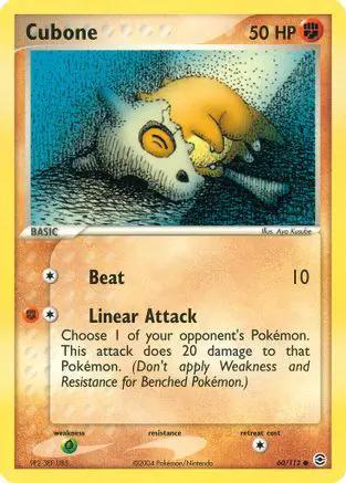 Cubone 060/112 - FireRed & LeafGreen Reverse Holofoil