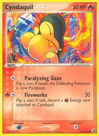 Cyndaquil 054/115 - Unseen Forces Reverse Holofoil