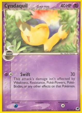 Cyndaquil (Delta Species) 045/101 - Dragon Frontiers