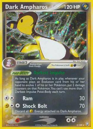 Dark Ampharos 002/109 - Team Rocket Returns Holofoil