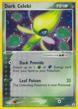Dark Celebi 004/101 - Hidden Legends Holofoil