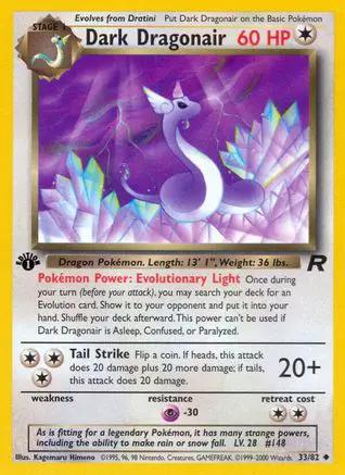 Dark Dragonair 033/82 - Team Rocket 1st Edition