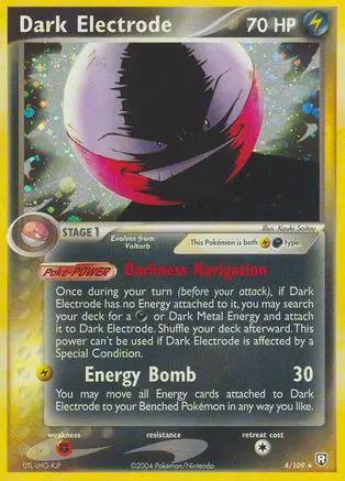Dark Electrode 004/109 - Team Rocket Returns - Reverse Holofoil