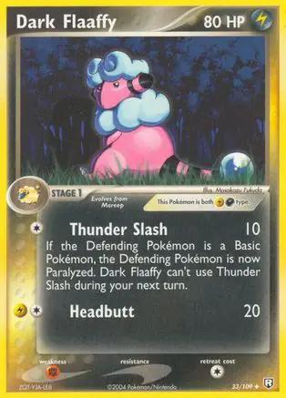 Dark Flaaffy 033/109 - Team Rocket Returns Reverse Holofoil