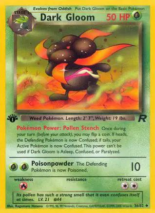 Dark Gloom 036/82 - Team Rocket 1st Edition