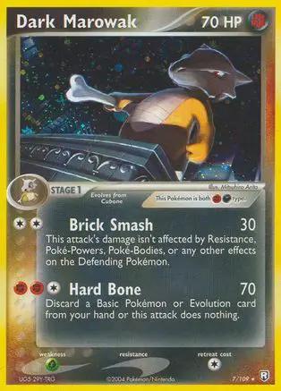 Dark Marowak 007 - Team Rocket Returns - Reverse Holofoil