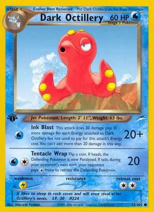 Dark Octillery 062/105 - Neo Destiny 1st Edition