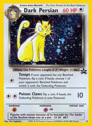 Dark Persian 017/53 - WoTC Promo Holofoil