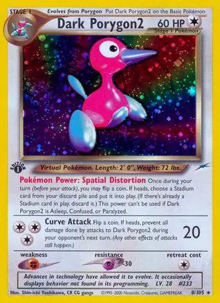 Dark Porygon2 008/105 - Neo Destiny 1st Edition Holofoil