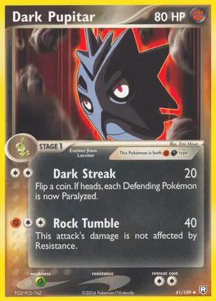 Dark Pupitar 041/109 - Team Rocket Returns