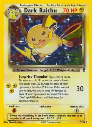 Dark Raichu 007/110 - Legendary Collection Reverse Holofoil