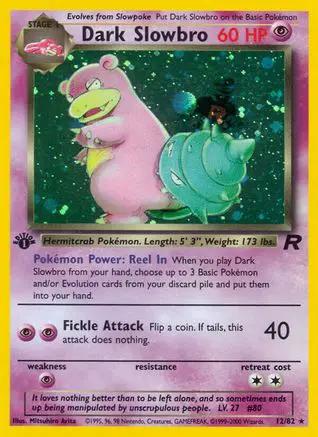 Dark Slowbro 012/82 - Team Rocket 1st Edition Holofoil