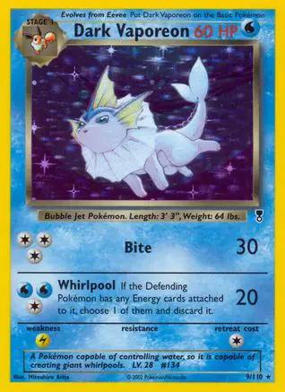 Dark Vaporeon 009/110 - Legendary Collection Holofoil