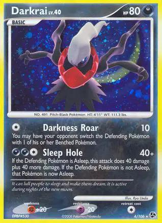 Darkrai 004/106 - Great Encounters Reverse Holofoil