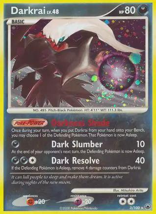 Darkrai 003/100 - Majestic Dawn Holofoil