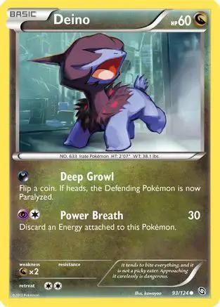 Deino 093/124 - Dragons Exalted Reverse Holofoil