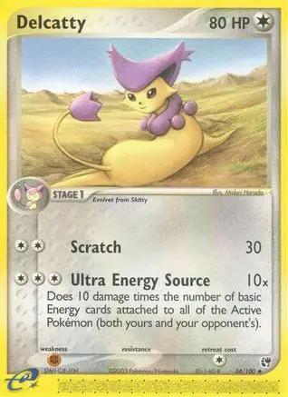Delcatty 034/100 - Sandstorm Reverse Holofoil