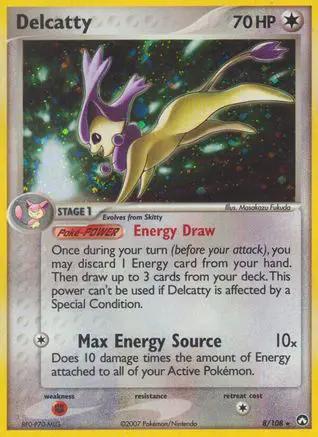 Delcatty 008/108 - Power Keepers Reverse Holofoil