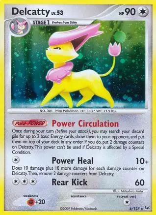 Delcatty 004/127 - Platinum Holofoil