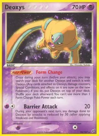 Deoxys (Defense Forme) 018/107 - Deoxys