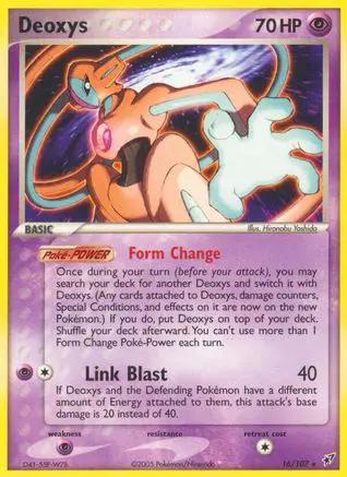 Deoxys (Normal Forme) 016/107 - Deoxys Reverse Holofoil