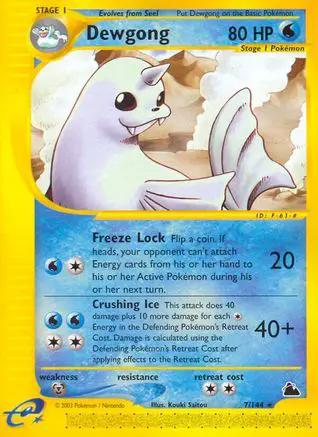 Dewgong 007/144 - Skyridge Reverse Holofoil