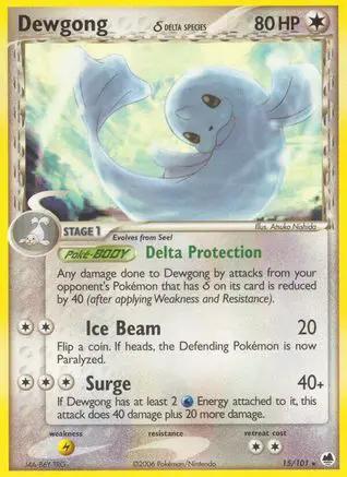 Dewgong (Delta Species) 015/101 - Dragon Frontiers