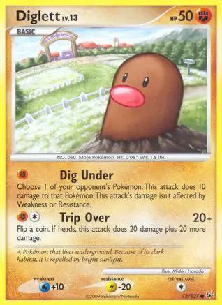 Diglett 072/127 - Platinum Reverse Holofoil